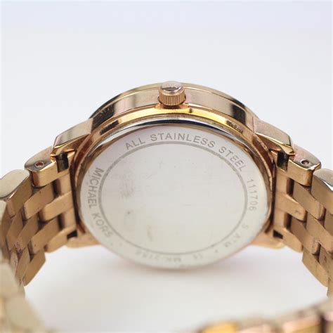 Michael Kors Argyle Logo Rose Gold